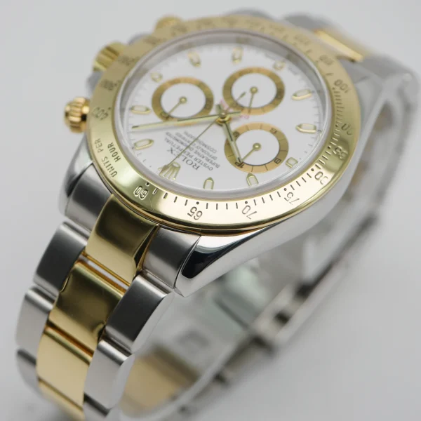 Rolex Daytona Superclone Replica 40mm White Dial 116523-2 Luxury High Quality Timepiece - Image 3
