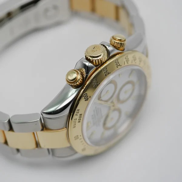 Rolex Daytona Superclone Replica 40mm White Dial 116523-2 Luxury High Quality Timepiece - Image 6