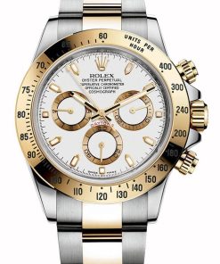 Rolex Daytona Superclone Replica 40mm White Dial 116523-2 Luxury High Quality Timepiece