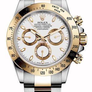 Rolex Daytona Superclone Replica 40mm White Dial 116523-2 Luxury High Quality Timepiece