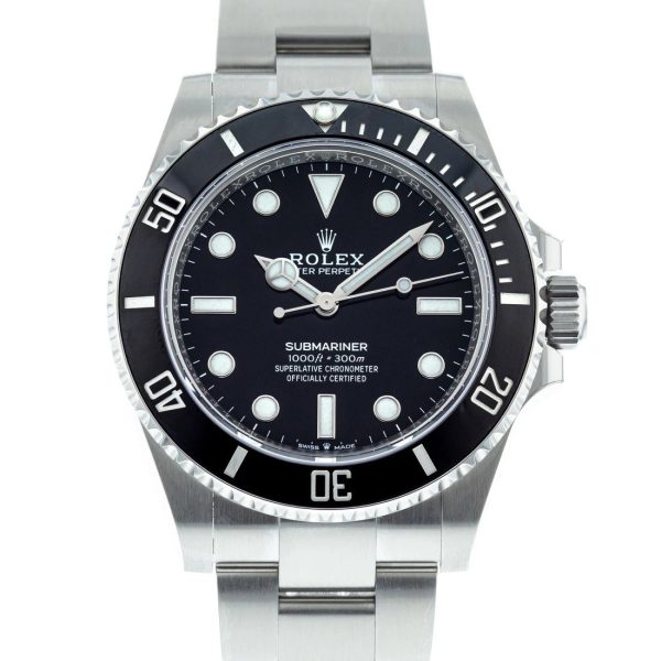 Superclone Rolex Submariner Replica 41mm Black Dial 124060 No-Date Luxury High Quality Watch - Image 2
