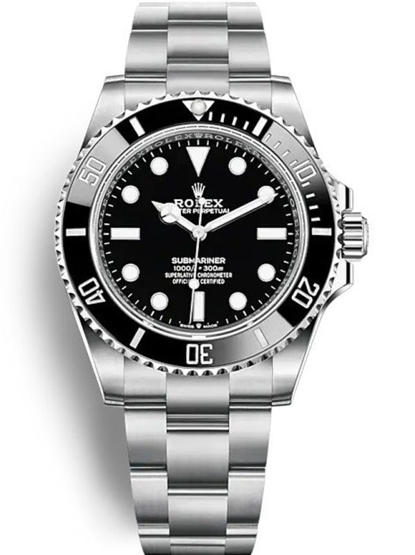Superclone Rolex Submariner Replica 41mm Black Dial 124060 No-Date Luxury High Quality Watch