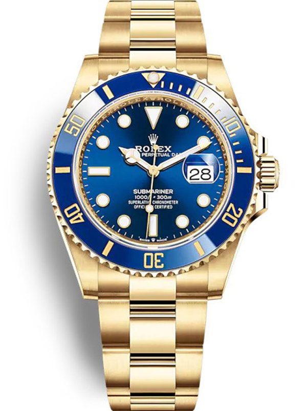 Rolex Submariner Replica 41mm Blue Dial 126618LB Luxury High Quality Timepiece