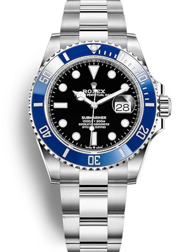 Rolex Submariner Superclone Replica "Cookie Monster" 41mm Black Dial 126619LB Luxury High Quality