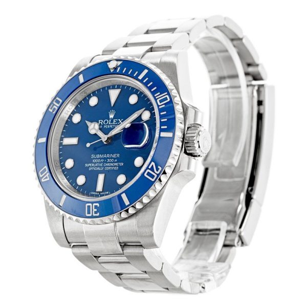 Rolex Submariner Replica 40mm Blue Dial 116619LB ??Smurf?? Luxury High Quality Watch - Image 2