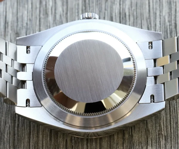 Rolex Datejust 41mm Replica Rhodium Dial 126334 ??Wimbledon?? Flutted Jubilee Luxury Watch - Image 8