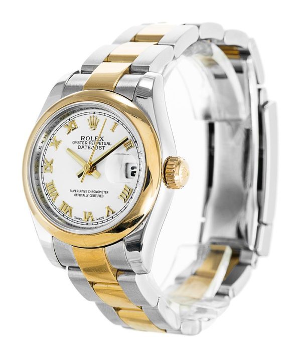 Rolex Datejust 26mm White Dial Replica Luxury Women's Watch 179163 - Image 2