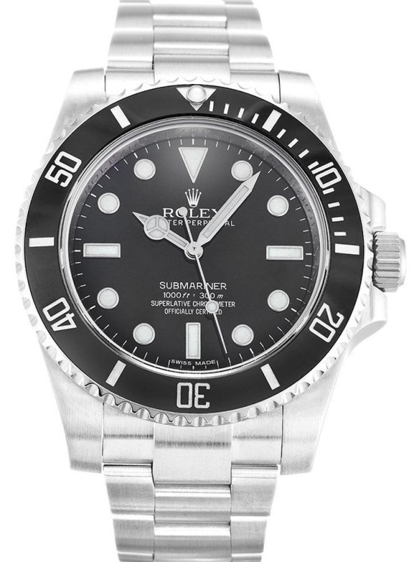 Rolex Submariner Replica 40mm Black Dial 114060 Luxury High Quality Watch