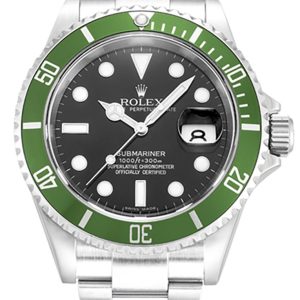 Rolex Submariner Replica 40mm Black Dial 16610LV ??Kermit?? Luxury High Quality Dive Watch