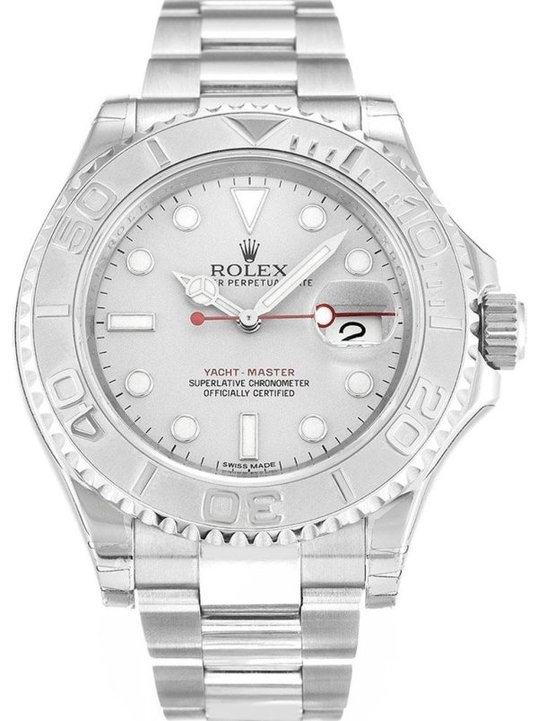 Rolex Yacht-Master Replica 40mm Silver Dial 116622 Luxury Watch High Quality