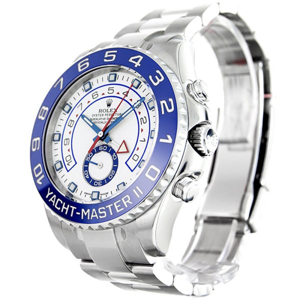 Replica Rolex Yacht-Master 44mm White Dial 116680 Luxury High-Quality Watch - Image 2