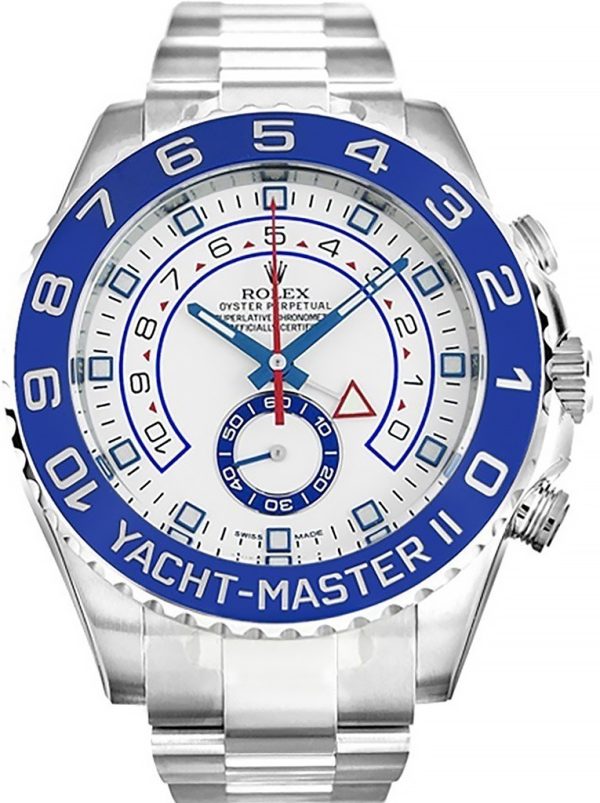 Replica Rolex Yacht-Master 44mm White Dial 116680 Luxury High-Quality Watch