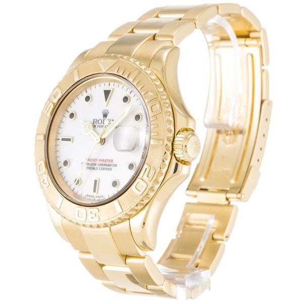Rolex Yacht-Master Replica 40mm White Dial 16628 Luxury High-Quality Watch - Image 2