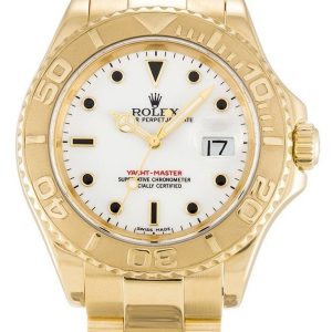 Rolex Yacht-Master Replica 40mm White Dial 16628 Luxury High-Quality Watch