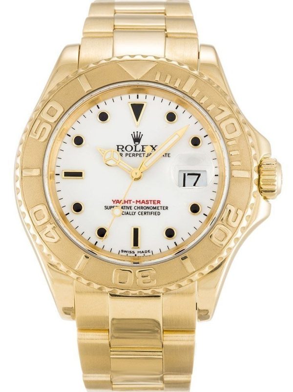Rolex Yacht-Master Replica 40mm White Dial 16628 Luxury High-Quality Watch