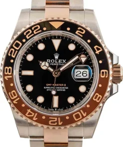 Rolex GMT-Master Replica 40mm Black Dial 126711CHNR Root Beer Luxury High Quality Watch