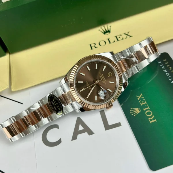 Superclone Rolex Datejust 41 mm Chocolate Dial 126331 Oyster Replica - Luxury Automatic Men's Watch - Image 11