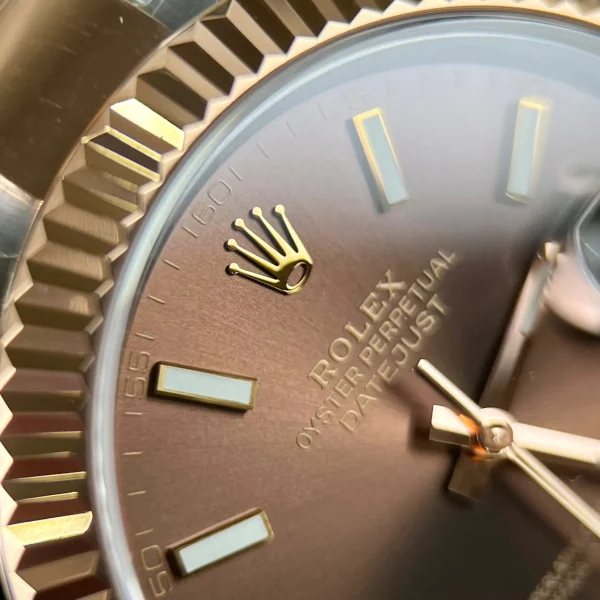 Superclone Rolex Datejust 41 mm Chocolate Dial 126331 Oyster Replica - Luxury Automatic Men's Watch - Image 8