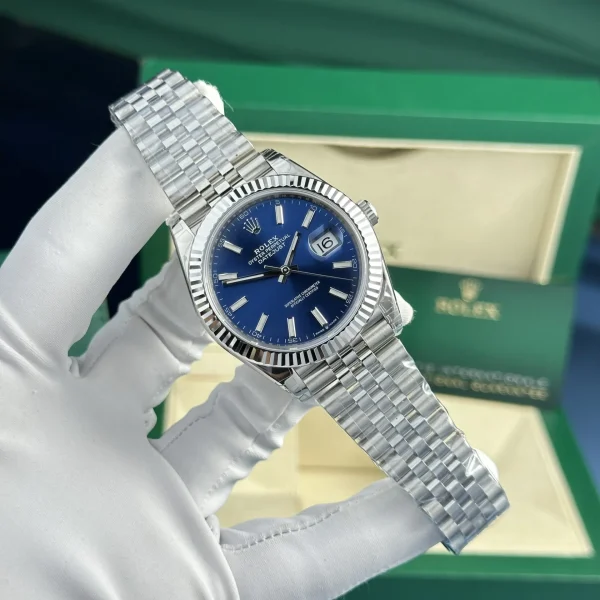 Rolex Datejust 41mm Blue Dial 126334 Jubilee Replica Luxury Automatic Men's Watch - Image 2