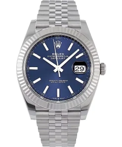 Rolex Datejust 41mm Blue Dial 126334 Jubilee Replica Luxury Automatic Men's Watch