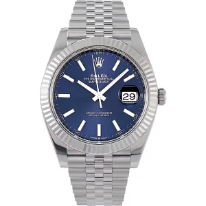Rolex Datejust 41mm Blue Dial 126334 Jubilee Replica Luxury Automatic Men's Watch