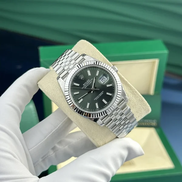 Rolex Datejust 41mm Green Dial 126334 Jubilee Replica - Luxury Automatic Men's Watch - Image 3