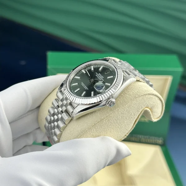 Rolex Datejust 41mm Green Dial 126334 Jubilee Replica - Luxury Automatic Men's Watch - Image 4