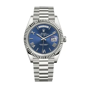 Rolex Day-Date Superclone Replica 40mm Ombre Blue Dial 228239 Luxury Automatic Men's Watch