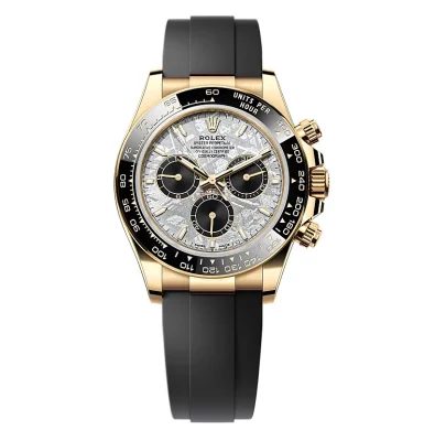 Rolex Daytona Superclone Replica Meteorite Dial 40 mm Gold Luxury Men's Watch