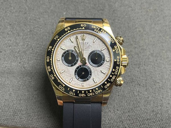 Rolex Daytona Superclone Replica Meteorite Dial 40 mm Gold Luxury Men's Watch - Image 4