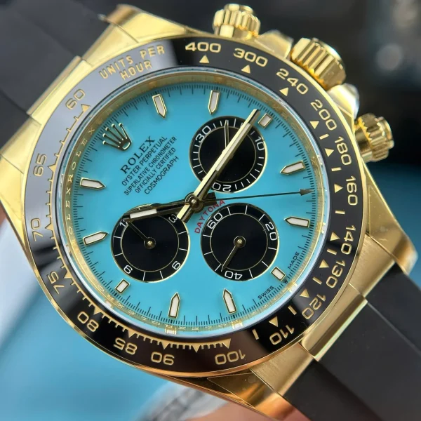 Rolex Daytona Superclone Replica 40 mm 126518LN Tiffany Dial Luxury High-Quality Watch - Image 4