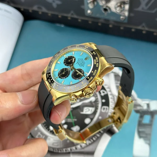 Rolex Daytona Superclone Replica 40 mm 126518LN Tiffany Dial Luxury High-Quality Watch - Image 6