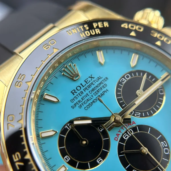 Rolex Daytona Superclone Replica 40 mm 126518LN Tiffany Dial Luxury High-Quality Watch - Image 8