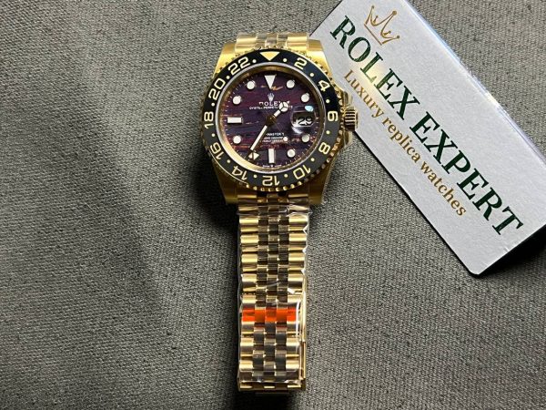 Rolex GMT-Master II Superclone Replica 40 mm 126718GRNR Tiger Iron Dial Luxury Men's Watch - Image 2