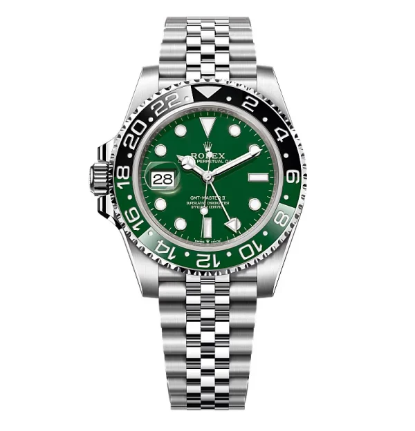 Rolex GMT-Master II Superclone Replica 126729VTNR Jubilee 40 mm "Absinthe" Luxury High Quality Watch