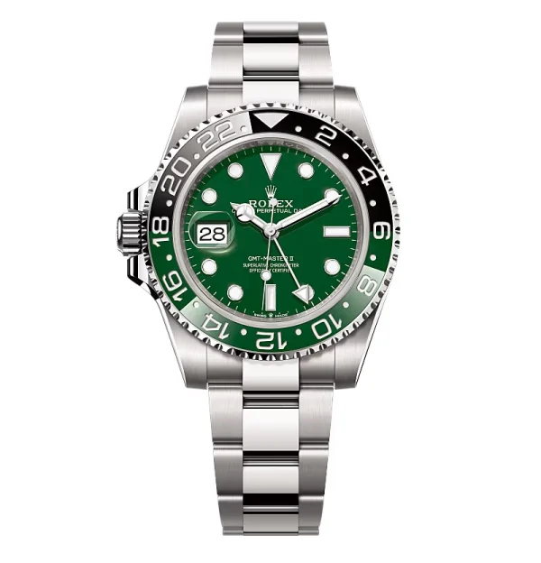 Rolex GMT-Master II Superclone Replica 40 mm 126729VTNR Oyster "Absinthe" Luxury Men's Watch