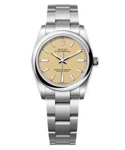Rolex Oyster Perpetual 277200 Beige Dial Replica - High Quality Automatic Luxury Watch for Men