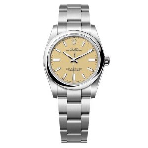 Rolex Oyster Perpetual 277200 Beige Dial Replica - High Quality Automatic Luxury Watch for Men