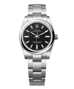 Rolex Oyster Perpetual Superclone Replica 277200 Black Dial Luxury Automatic Men's Watch