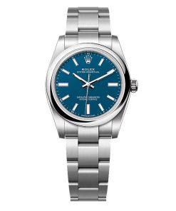 Rolex Oyster Perpetual 277200 Superclone Replica Med Blue Dial Luxury Automatic Waterproof Men's Watch