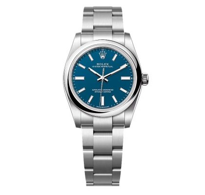 Rolex Oyster Perpetual 277200 Superclone Replica Med Blue Dial Luxury Automatic Waterproof Men's Watch