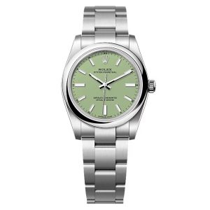 Rolex Oyster Perpetual 277200 Pistachio Dial Replica - High Quality Luxury Watch for Men and Women