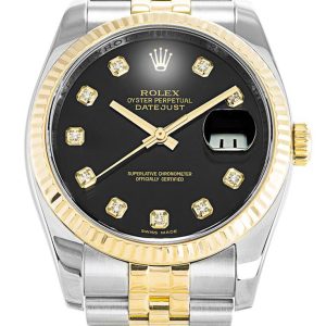 Rolex Datejust Replica 36mm Black Dial 116233 Luxury Watch - High Quality Timepiece