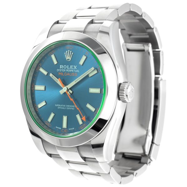 Rolex Milgauss Superclone Replica 116400GV 40mm Blue Dial Luxury Watch - Image 2