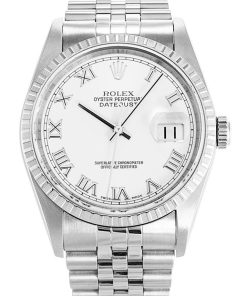 Rolex Datejust Replica 36mm White Dial 16220-2 Luxury High Quality Watch