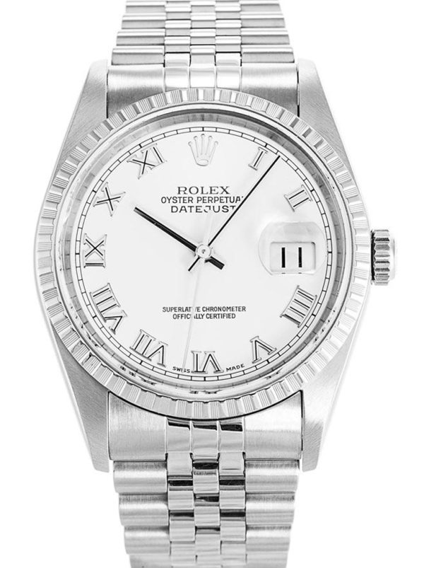 Rolex Datejust Replica 36mm White Dial 16220-2 Luxury High Quality Watch