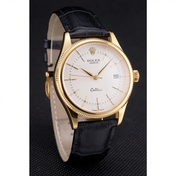 Rolex Cellini Superclone Replica 38mm White Dial Luxury Men's Watch - Image 3