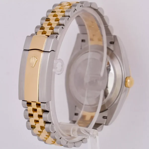 Rolex Superclone Datejust 41mm Rhodium Dial 126333 ??Wimbledon?? Fluted Jubilee Replica - High Quality Luxury Watch - Image 4