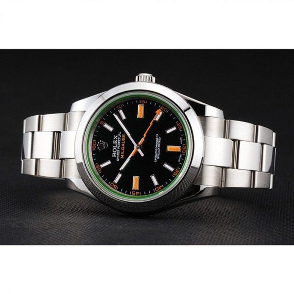 Superclone Rolex Milgauss Replica 41mm Black Dial Luxury Watch - High Quality Timepiece - Image 5