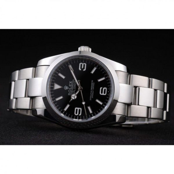 Rolex Explorer Replica 36mm Black Dial Luxury Watch High Quality 98087 - Image 5